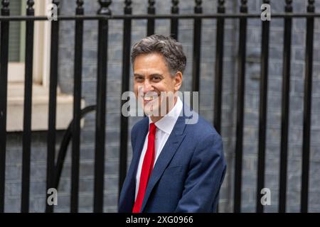 Londres, Royaume-Uni. Membres du nouveau cabinet du travail à Downing Street Londres UK Ed Miliband, secrétaire d'État à la sécurité énergétique et net zéro crédit : Ian Davidson/Alamy Live News Banque D'Images