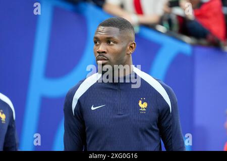 Hambourg, Allemagne. 5 juillet 2024. Marcus Thuram de France lors du match Portugal - France UEFA Euro 2024 quart de finale au Volksparkstadion Hambourg le 5 juillet 2024. (Photo par : Dimitrije Vasiljevic) crédit : Dimitrije Vasiljevic/Alamy Live News Banque D'Images