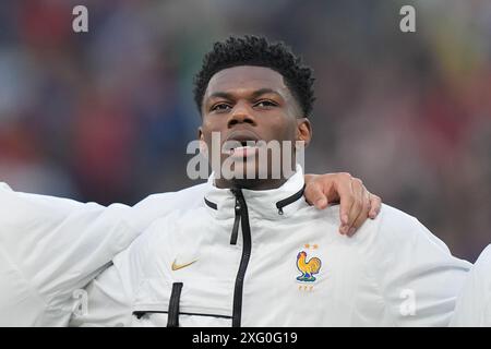 Hambourg, Allemagne. 5 juillet, Aurelien Tchouameni, de France, lors du match Portugal - France UEFA Euro 2024 quart de finale au Volksparkstadion Hambourg le 05 juillet 2024. (Photo par : Dimitrije Vasiljevic) crédit : Dimitrije Vasiljevic/Alamy Live News Banque D'Images