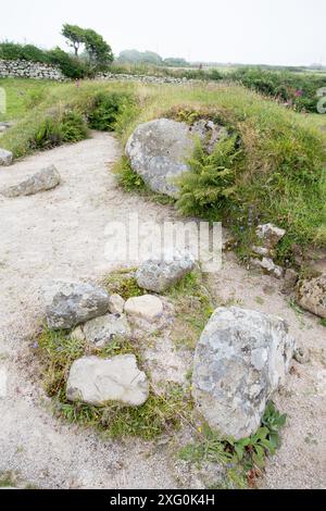 Carn Euny Ancient Vilage Banque D'Images