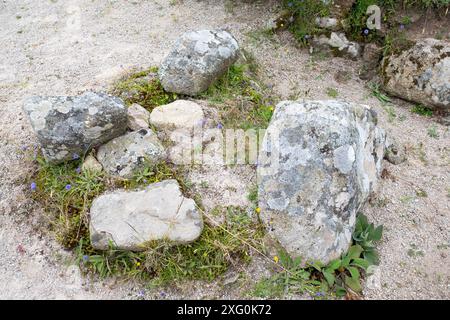 Carn Euny Ancient Vilage Banque D'Images