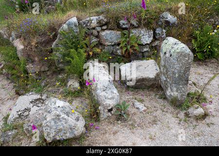 Carn Euny Ancient Vilage Banque D'Images