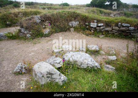 Carn Euny Ancient Vilage Banque D'Images