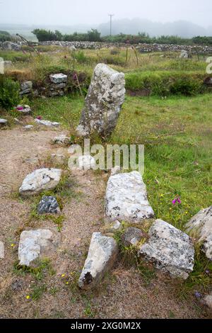 Carn Euny Ancient Vilage Banque D'Images