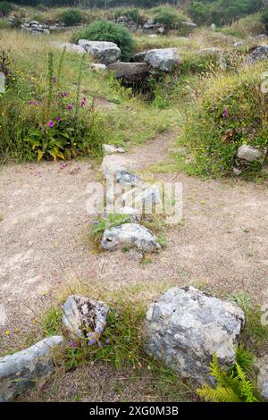 Carn Euny Ancient Vilage Banque D'Images