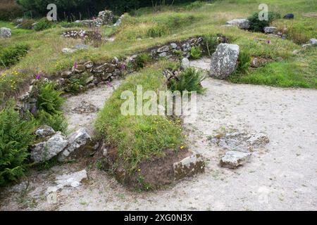 Carn Euny Ancient Vilage Banque D'Images