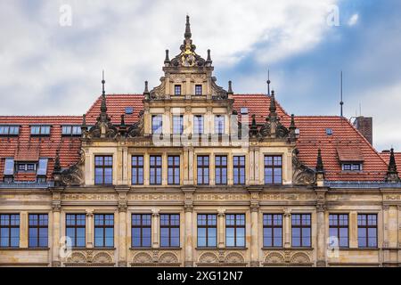 Vue de la nouvelle mairie de la ville de Goerlitz Banque D'Images