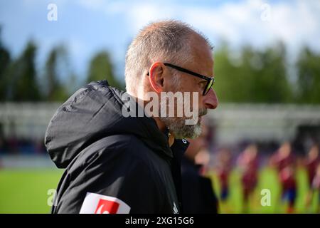 Vittsjö GIK jouant contre le FC Rosengård à Damallsvenskan, le 5 juillet 2024 Banque D'Images