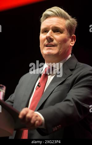 Keir Starmer à la conférence annuelle du Parti travailliste Banque D'Images