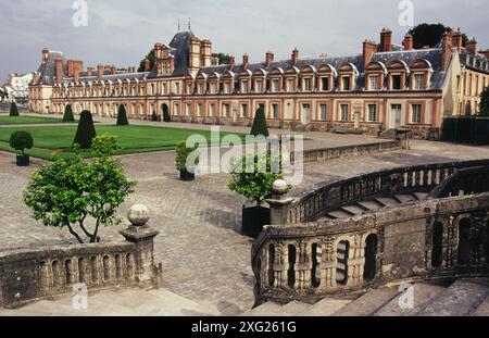 Château de Fontainebleau (1527). France Banque D'Images