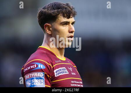 Warrington, Royaume-Uni. 05 juillet 2024. Aidan McGowan des Huddersfield Giants lors du match de la Betfred Super League Round 16 Warrington Wolves vs Huddersfield Giants au Halliwell Jones Stadium, Warrington, Royaume-Uni, le 5 juillet 2024 (photo par Gareth Evans/News images) à Warrington, Royaume-Uni le 7/5/2024. (Photo de Gareth Evans/News images/SIPA USA) crédit : SIPA USA/Alamy Live News Banque D'Images