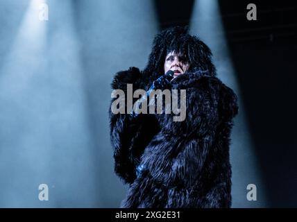 Roskilde, Danemark. 05 juillet 2024. L'auteur-compositeur-interprète irlandais Róisín Murphy se produit au Festival de Roskilde le samedi 6 juillet 2024. (Photo : Helle Arensbak/Ritzau Scanpix) crédit : Ritzau/Alamy Live News Banque D'Images