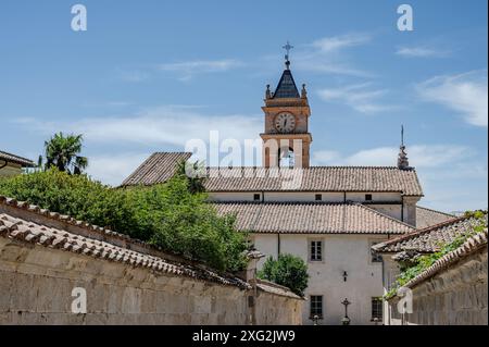 Trisulti Charterhouse est un monastère situé dans la municipalité de Collepardo, dans la province de Frosinone. Il est reconnu monument national Banque D'Images