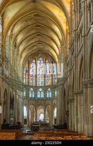 Église Saint Pierre. Chartres France Banque D'Images