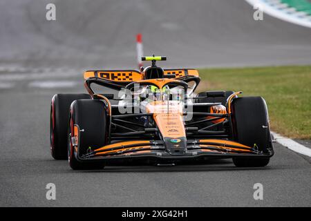 04 lors du Grand Prix de Grande-Bretagne de formule 1 Qatar Airways 2024, 12ème manche du Championnat du monde de formule 1 2024 du 5 au 7 juillet 2024 sur le circuit de Silverstone, à Silverstone, au Royaume-Uni Banque D'Images