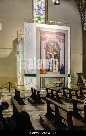 Santa Maria Assunta, Eglise, Alvar Aalto, Riola di Vergato, Italie Banque D'Images