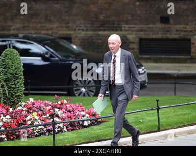 Londres, Royaume-Uni, 5 juillet 2024. Nouvellement nommé chancelier du duché de Lancaster Pat McFadden arrive au 10 Downing Street, Londres, Royaume-Uni Banque D'Images