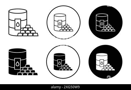 Collection de logos vectoriels d'icônes de produits pour l'interface utilisateur de l'application Web Illustration de Vecteur