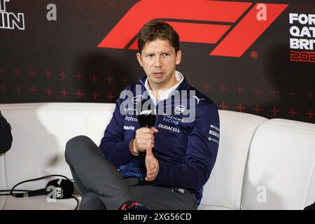 Silverstone, Grande-Bretagne. 5 juillet 2024. James Vowles (GBR, Williams Racing), Grand Prix F1 de Grande-Bretagne au circuit de Silverstone le 5 juillet 2024 à Silverstone, Grande-Bretagne. (Photo de HOCH Zwei) crédit : dpa/Alamy Live News Banque D'Images
