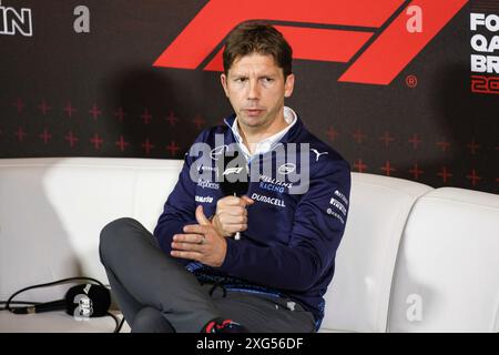 Silverstone, Grande-Bretagne. 5 juillet 2024. James Vowles (GBR, Williams Racing), Grand Prix F1 de Grande-Bretagne au circuit de Silverstone le 5 juillet 2024 à Silverstone, Grande-Bretagne. (Photo de HOCH Zwei) crédit : dpa/Alamy Live News Banque D'Images