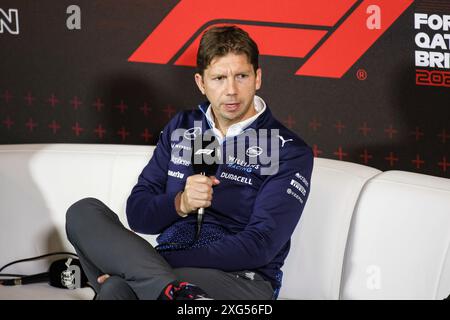 Silverstone, Grande-Bretagne. 5 juillet 2024. James Vowles (GBR, Williams Racing), Grand Prix F1 de Grande-Bretagne au circuit de Silverstone le 5 juillet 2024 à Silverstone, Grande-Bretagne. (Photo de HOCH Zwei) crédit : dpa/Alamy Live News Banque D'Images