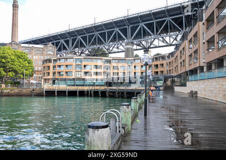 Hôtel de luxe Park Hyatt dans le quartier Rocks du centre-ville de Sydney, un hôtel 5 étoiles avec vue sur le port, Nouvelle-Galles du Sud, Australie Banque D'Images