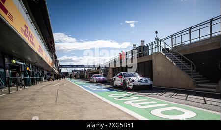 Silverstone, Grande-Bretagne. 6 juillet 2024. #36 James Wallis (UK, JTR), Porsche Mobil 1 Supercup au circuit de Silverstone le 6 juillet 2024 à Silverstone, Grande-Bretagne. (Photo de HOCH Zwei) crédit : dpa/Alamy Live News Banque D'Images