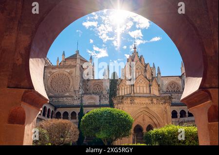 Monastère royal de Santa Maria de Guadalupe. Caceres, Espagne. Photo de haute qualité Banque D'Images