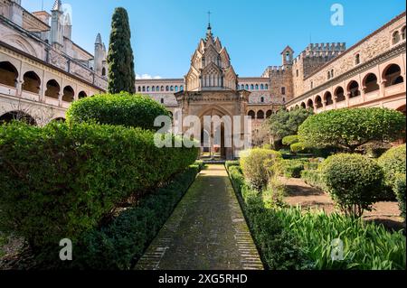 Monastère royal de Santa Maria de Guadalupe. Caceres, Espagne. Photo de haute qualité Banque D'Images