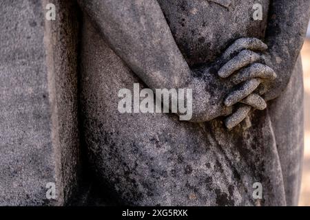 Cimetière d'Alaro, Majorque, Îles Baléares, Espagne Banque D'Images