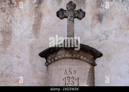 Cimetière ses Salines, Majorque, Iles Baléares, Espagne Banque D'Images