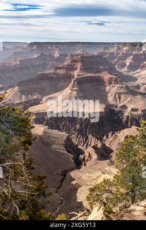 Célèbre plateau du Grand Canyon en Arizona, États-Unis Banque D'Images