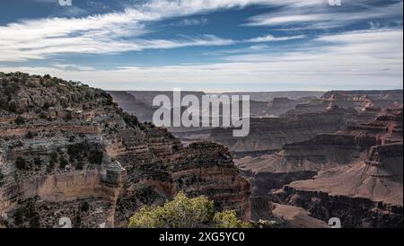 Célèbre plateau du Grand Canyon en Arizona, États-Unis Banque D'Images