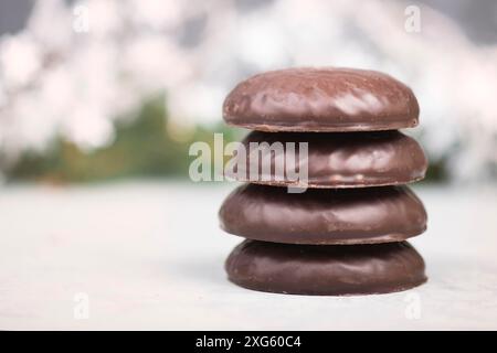 Pain d'épice Nurnberg elisen, bonbons de noël traditionnels allemands Banque D'Images