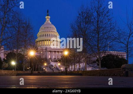 Bâtiment du Capitole des États-Unis à Washington, DC Banque D'Images