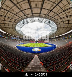 Berlin, Allemagne. 06 juillet 2024. Lors du match des quarts de finale de l'UEFA EURO 2024 entre les pays-Bas et Türkiye à l'Olympiastadion de Berlin, Allemagne, le 6 juillet 2024 (photo Andrew SURMA/ Credit : Sipa USA/Alamy Live News Banque D'Images