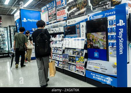Magasin multimédia Yodobashi Umeda à Osaka, Japon Banque D'Images
