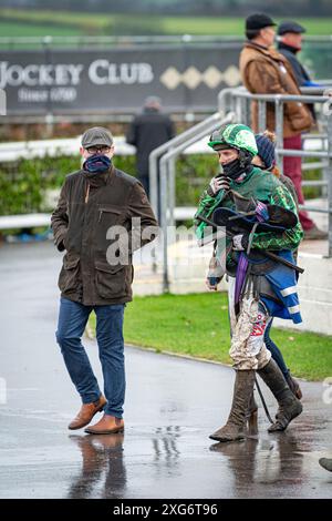 Deuxième course à Wincanton le 8 janvier 2022 Banque D'Images