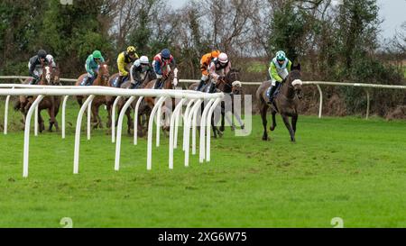 Troisième course à Wincanton, le 8 janvier 2022 Banque D'Images