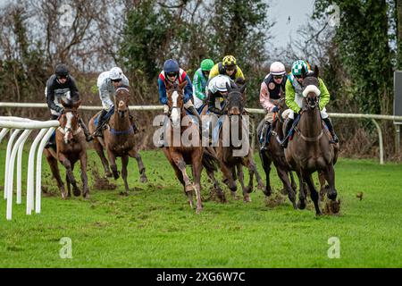 Troisième course à Wincanton, le 8 janvier 2022 Banque D'Images