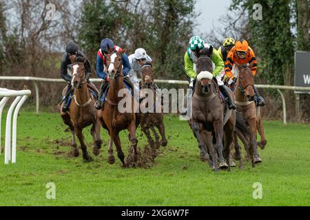 Troisième course à Wincanton, le 8 janvier 2022 Banque D'Images