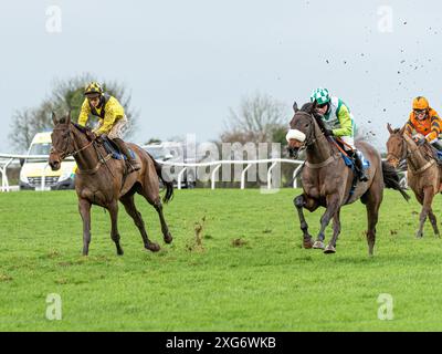 Troisième course à Wincanton, le 8 janvier 2022 Banque D'Images