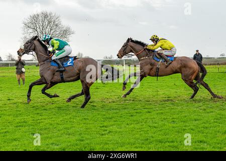 Troisième course à Wincanton, le 8 janvier 2022 Banque D'Images