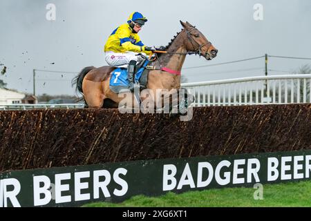 Cinquième course à Wincanton, le 8 janvier 2022 Banque D'Images