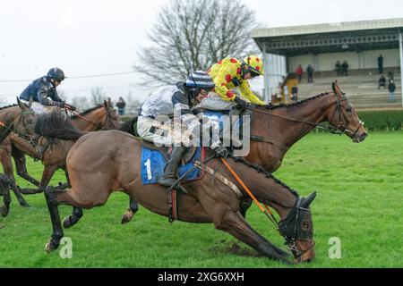 Cinquième course à Wincanton, le 8 janvier 2022 Banque D'Images