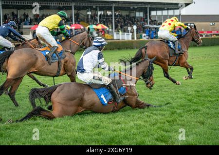 Cinquième course à Wincanton, le 8 janvier 2022 Banque D'Images