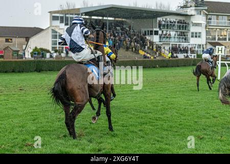 Cinquième course à Wincanton, le 8 janvier 2022 Banque D'Images