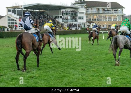 Cinquième course à Wincanton, le 8 janvier 2022 Banque D'Images