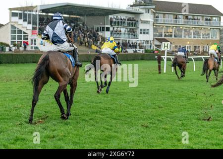 Cinquième course à Wincanton, le 8 janvier 2022 Banque D'Images