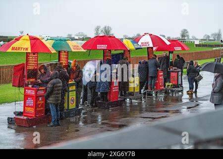 Cinquième course à Wincanton, le 8 janvier 2022 Banque D'Images